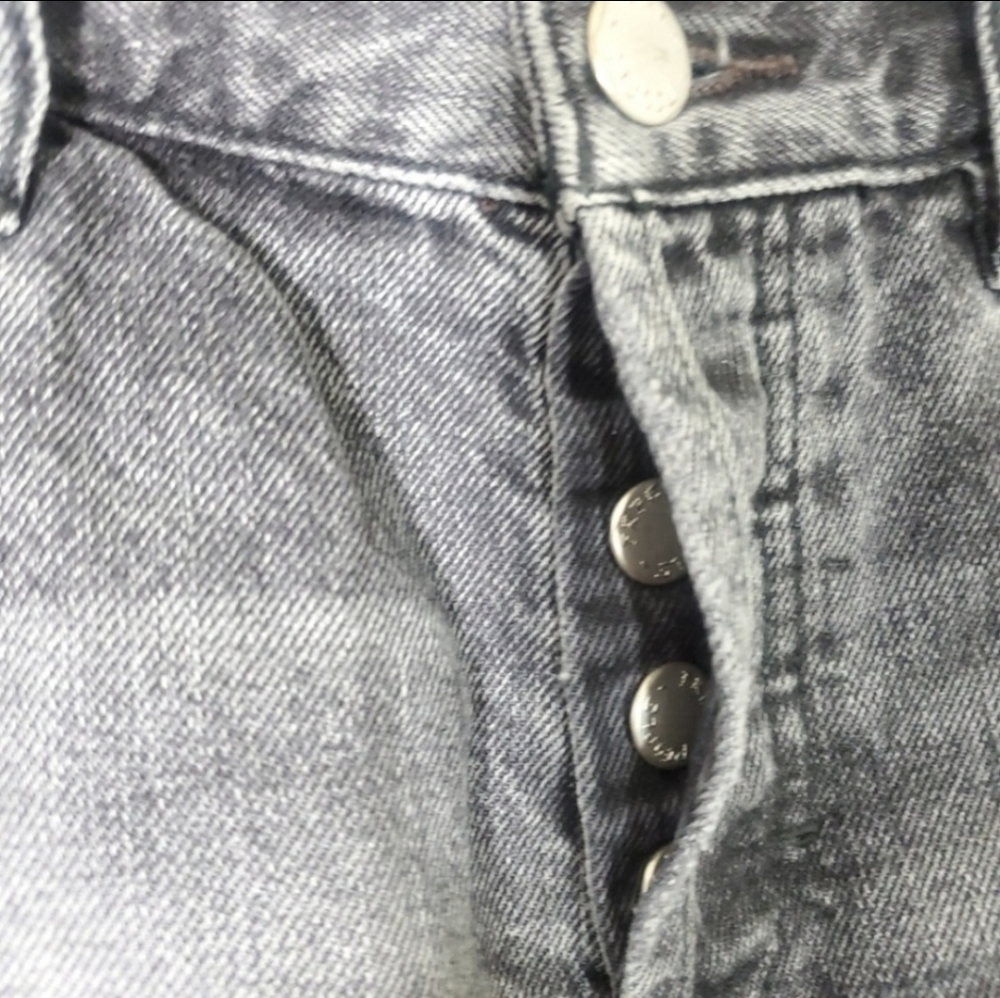 Free People Acid wash denim frayed shorts - Picture 5 of 5